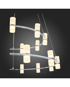 SL799.103.21 Люстра подвесная ST-Luce Хром/Белый LED 21*4W 3200K CILINDRO-foto12