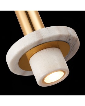 SL1210.503.01 Светильник подвесной ST-Luce Золотистый/Белый GU10 1*5W PIETRA-foto6