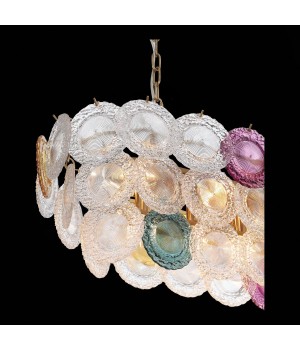 SL420.203.14 Люстра подвесная ST-Luce Золотистый/Разноцветный E14 14*40W CONELI-foto8