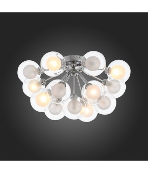 SL431.102.15 Люстра потолочная ST-Luce Хром/Прозрачный, Белый G9 15*5W DUALITA-foto9