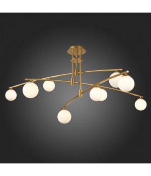 SL1208.302.09 Светильник потолочный ST-Luce Золотистый/Белый G9 9*5W SEMBRARE-foto5