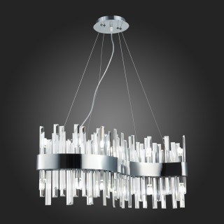 SL1160.113.12 Светильник подвесной ST-Luce Хром/Хром, Прозрачный G9 12*5W BAFO-foto6