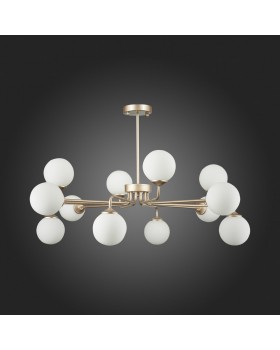 SLE106203-12 Светильник подвесной ST-Luce Золотистый/Белый G9 LED 12*5W REDJINO-foto8