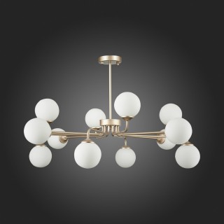 SLE106203-12 Светильник подвесной ST-Luce Золотистый/Белый G9 LED 12*5W REDJINO-foto8