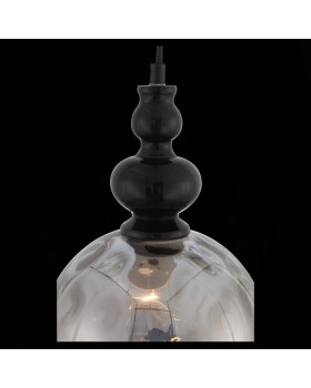 SL374.413.01 Подвес ST-Luce Черный/Дымчатый E27 1*40W BACINETO-foto6