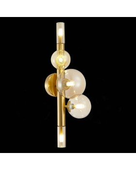 SL1509.201.05 Светильник настенный ST-Luce Золотистый/Коньячный G9 5*5W CIELO-foto3