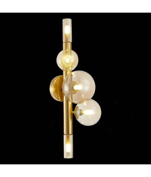 SL1509.201.05 Светильник настенный ST-Luce Золотистый/Коньячный G9 5*5W CIELO-foto3