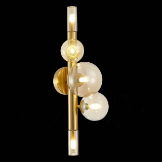 SL1509.201.05 Светильник настенный ST-Luce Золотистый/Коньячный G9 5*5W CIELO-foto3