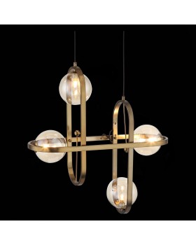 SL1201.203.04 Светильник подвесной ST-Luce Бронзовый/Коньячный G9 4*5W CIRCONO-foto7