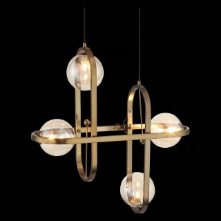 SL1201.203.04 Светильник подвесной ST-Luce Бронзовый/Коньячный G9 4*5W CIRCONO-foto7