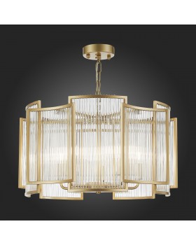 SL1234.203.05 Люстра подвесная ST-Luce Шампань/Прозрачный, Шампань E14 5*60W Cosenza-foto6