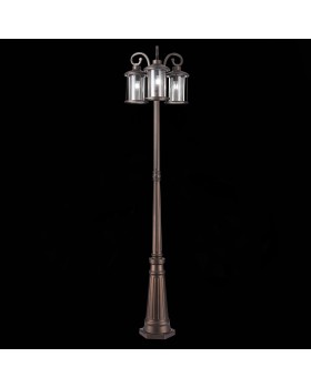 SL080.425.03 Светильник уличный наземный ST-Luce Темный кофе/Прозрачный, Темный кофе E27 3*100W LASTERO-foto9