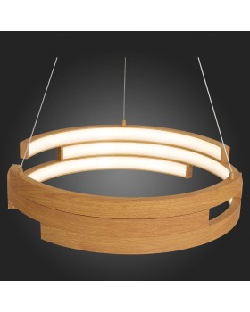 SL963.703.01 Люстра подвесная ST-Luce Светлое дерево/Светлое дерево, Белый LED 1*45W 4000K GENUINE-foto4