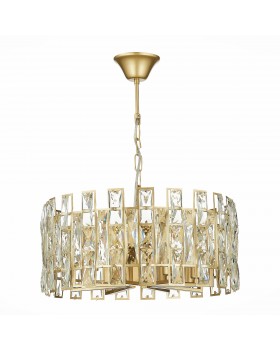 SL1626.203.08 Люстра подвесная ST-Luce шампань/шампань, прозрачный E14 8*40W Anzio-foto2