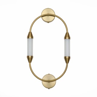 SL6004.301.02 Бра ST-Luce Латунь/Белый LED 2*4W 3000K OLBIA-foto2