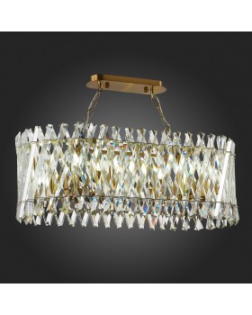 SL1170.303.10 Светильник подвесной ST-Luce Латунь/Прозрачный E14 10*40W FABIO-foto5