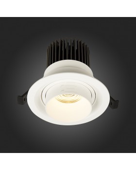 ST701.538.12 Св-к встр. Zoom Белый LED 1*12W 3000K 960Lm Ra90 15°-60° IP20 D115xH95 170-240V ST701-foto8