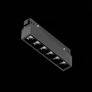 ST361.436.06 Магнитный трековый светильник Черный LED 1*6W 3000K 532Lm Ra>80 36° IP20 L115xW22xH44 48V SEIDE-foto6