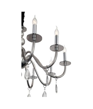 SL1113.403.10 Люстра подвесная ST-Luce Хром, Дымчатый, Прозрачный E14 10*40W SIEMA-foto14