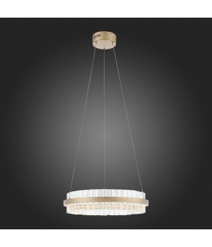 SL383.203.01 Светильник подвесной ST-Luce Золотистый/Золотистый, Прозрачный LED 1*34W 3000K CHERIO-foto5