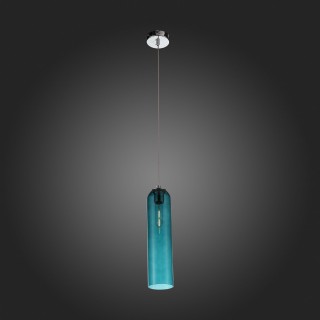 SL1145.183.01 Светильник подвесной ST-Luce Хром/Голубой E27 1*60W CALLANA-foto7