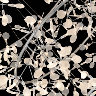 SL379.103.486 Люстра подвесная ST-Luce Серебристый/Белый LED 486*0,5W 3500K RAFINA-foto6