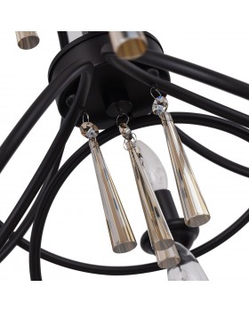 SL335.303.09 Люстра подвесная ST-Luce Коричневая бронза E14 9*60W ANEVITA-foto11