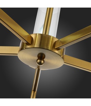 SL1159.303.05 Люстра подвесная ST-Luce Латунь/Латунь, Прозрачный E14 5*60W ACAZIO-foto3