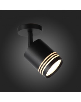 ST101.412.05 Светильник потолочный Черный LED 1*5W 3000K 390Lm Ra>80 120° D68xH140 170-240V CERIONE-foto7