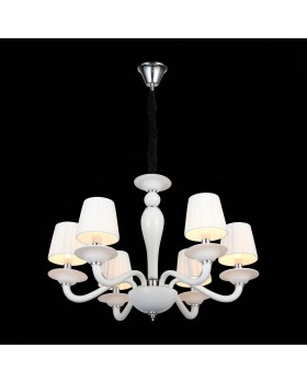 SL1112.503.06 Люстра подвесная ST-Luce Хром, Белый/Белый E14 6*40W SERENATTA-foto3