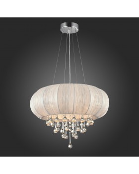 SL350.053.05 Люстра подвесная ST-Luce Хром/Белый, Прозрачный E14 5*40W PREFERITA-foto6