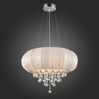 SL350.053.05 Люстра подвесная ST-Luce Хром/Белый, Прозрачный E14 5*40W PREFERITA-foto6