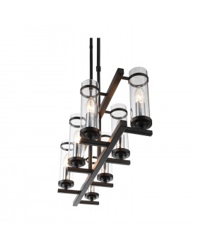 SL334.403.07 Люстра подвесная ST-Luce Черный, Никель/Прозрачный E14 7*60W BICHERO-foto13