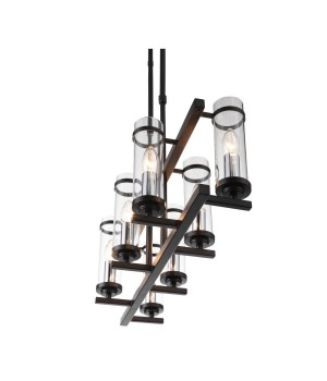 SL334.403.07 Люстра подвесная ST-Luce Черный, Никель/Прозрачный E14 7*60W BICHERO-foto13