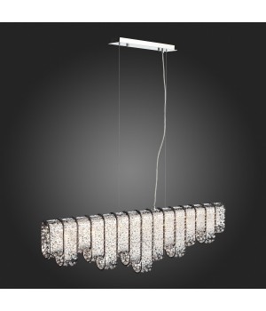 SL1117.103.07 Светильник подвесной ST-Luce Хром/Хром, Прозрачный G9 7*5W SOPRESIA-foto4