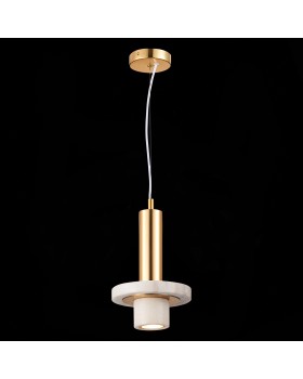 SL1210.503.01 Светильник подвесной ST-Luce Золотистый/Белый GU10 1*5W PIETRA-foto4