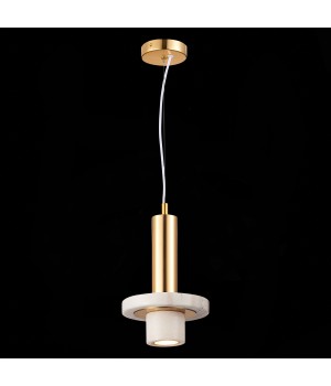 SL1210.503.01 Светильник подвесной ST-Luce Золотистый/Белый GU10 1*5W PIETRA-foto4