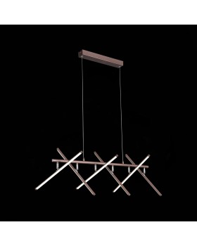 SLD003.303.06 Люстра подвесная ST-Luce Кофейный/Белый LED 6*8W 4000K PIACOD-foto8