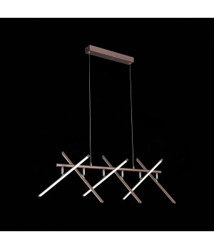 SLD003.303.06 Люстра подвесная ST-Luce Кофейный/Белый LED 6*8W 4000K PIACOD-foto8