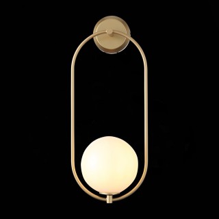 SL1118.201.01 Светильник настенный ST-Luce Золотистый/Белый E14 1*40W PENOLO-foto5