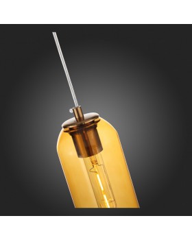 SL1145.393.01 Светильник подвесной ST-Luce Латунь/Янтарный E27 1*60W CALLANA-foto9