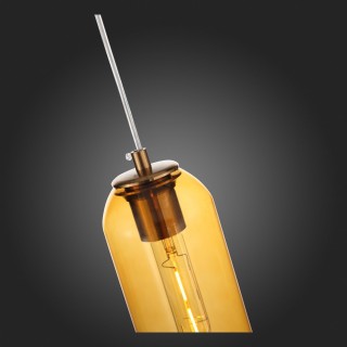 SL1145.393.01 Светильник подвесной ST-Luce Латунь/Янтарный E27 1*60W CALLANA-foto9