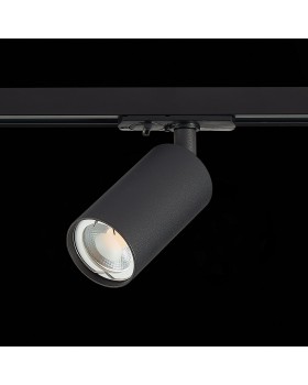 ST300.406.01 Св-к трек. Мат. черный GU10 1*50W IP20 L100xW54xH142 220V Без ламп SOLT-foto5