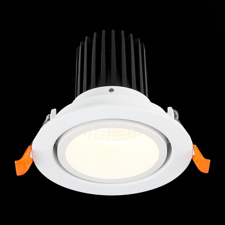 ST705.548.10 Св-к встр. Белый LED 1*10W 4000K 750Lm Ra>90 38° IP20 D102xH85 170-240V ST705