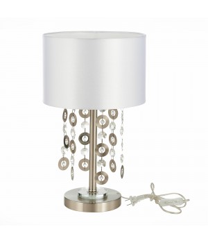 SL1757.104.01 Прикроватная лампа ST-Luce Никель/Белый E14 1*40W KATENA-foto2