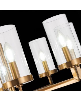 SL1171.303.08 Люстра подвесная ST-Luce Латунь/Прозрачный E14 8*40W MASINE-foto7