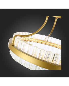 SL383.202.01 Светильник потолочный ST-Luce Матовое золото/Прозрачный LED 1*34W 3000K CHERIO-foto9