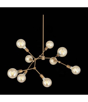 SL413.212.09 Люстра потолочная ST-Luce Латунь E27 9*40W TAVERE-foto9