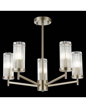 SL1233.102.05 Люстра потолочная ST-Luce Никель/Прозрачный E14 5*60W BITONTO-foto5