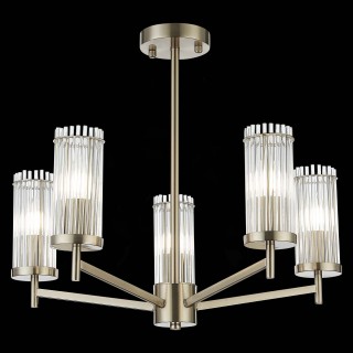 SL1233.102.05 Люстра потолочная ST-Luce Никель/Прозрачный E14 5*60W BITONTO-foto5